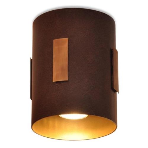 Menzel Solo plafondlamp bruin/zwart/goud