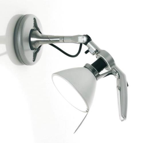 Luceplan Fortebraccio wandspot Ø 11 cm, aluminium