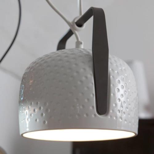 Karman Bag - witte hanglamp 21 cm gestructureerd