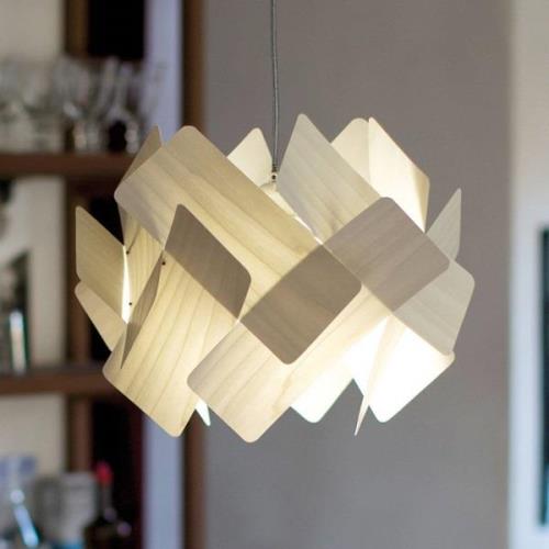 LZF Escape hanglamp, kabel zwart Ø 30cm ivoor