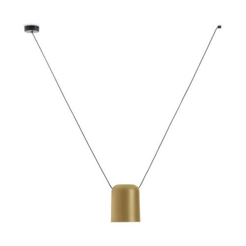 LEDS-C4 Attic hanglamp cilinder Ø15cm goud