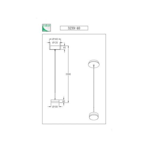 Hanglamp Dunk, messing, 1-lamp, 3.000 K, metaal