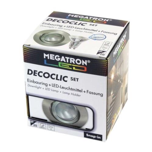 LED inbouwspot Decoclic set GU10 4,5W LED, ijzer