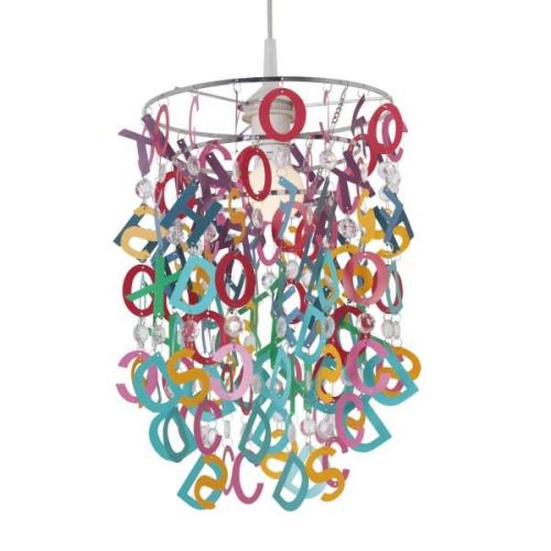 Hanglamp Letterly met pendelende letters