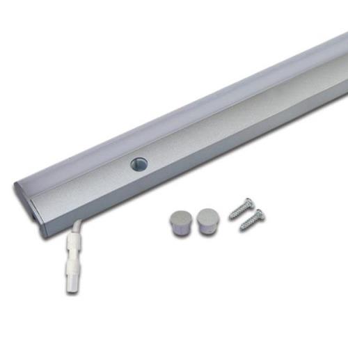 LED meubelverlichting ModuLite F, aluminium, 60 cm, 3.000 K, aluminium