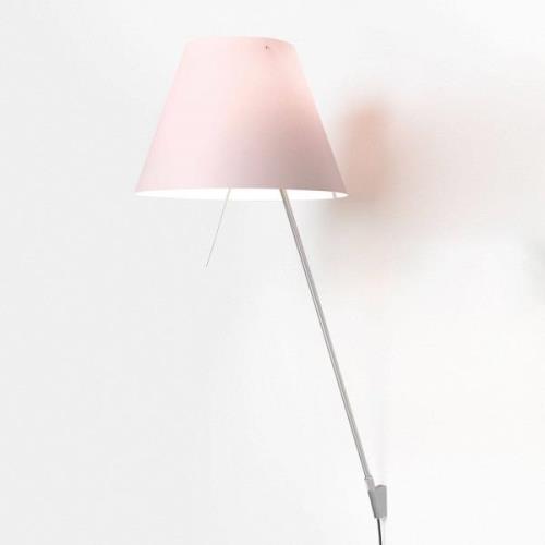 Luceplan Costanza wandlamp D13aif, alu/roze