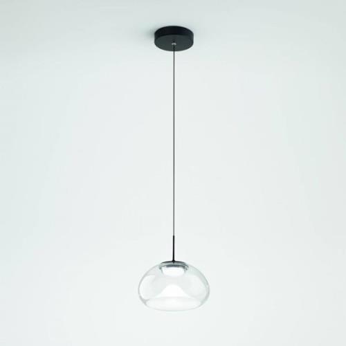 Hanglamp Brena, transparant, 1-lamp, dimbaar, CCT