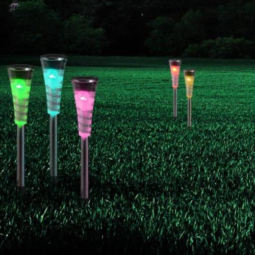 Set van vijf Navin lampen m. RGB-kleurverandering