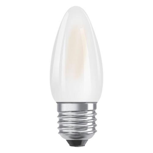 OSRAM LED kaarslamp E27 4W Classic B 2.700K mat