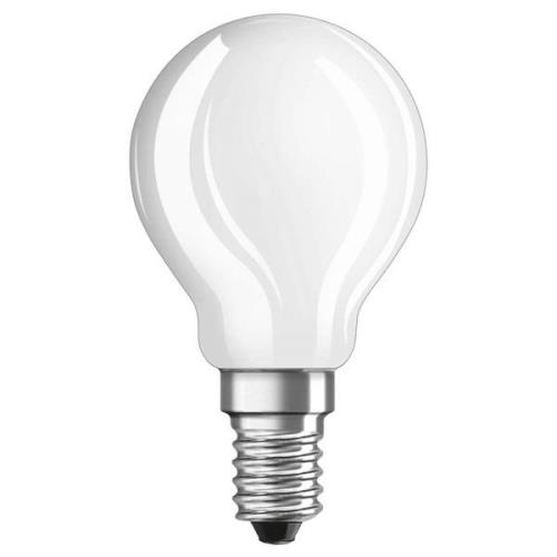 OSRAM LED druppellamp E14 4W daglicht mat