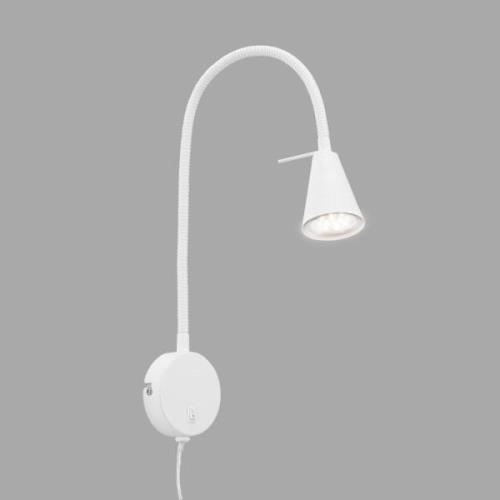 LED wandlamp Tusa, wandelement, wit