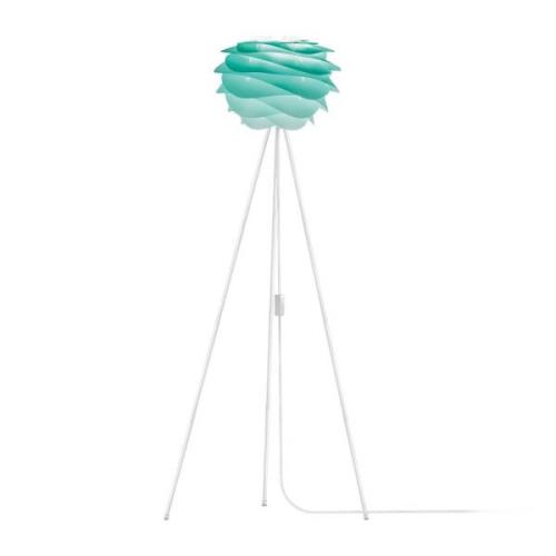 UMAGE Carmina Mini vloerlamp turquoise/tripod wit