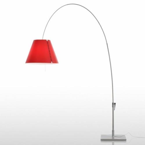 Luceplan Lady Costanza vloerlamp D13E I, alu/rood