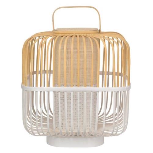 Forestier Bamboo Square M tafellamp in wit