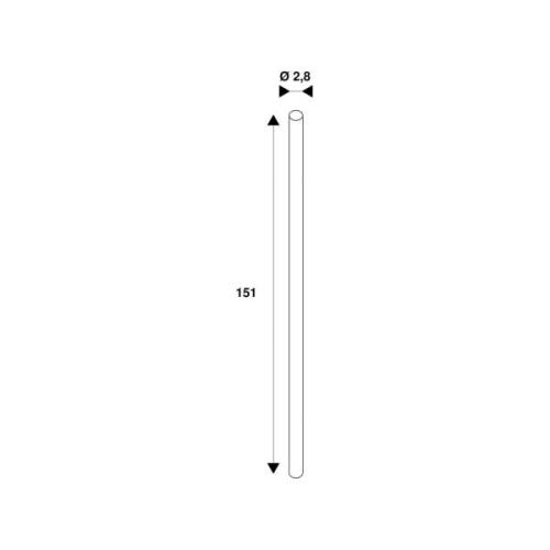 SLV LED buis V T8, G13, 22 W, lengte 151 cm, 4.000 K