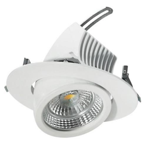 Draaibare LED inbouwspot 20 cm, 44 W