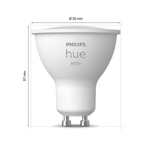 Philips Hue Witte LED reflectorlamp GU10 4,2 W 2.700 K