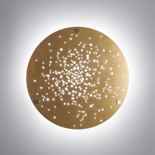 Fabbian Lens LED wandlamp Ø 60 cm brons