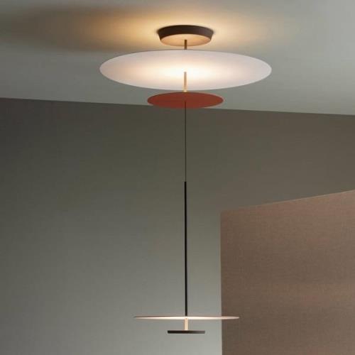 Vibia Flat LED hanglamp 3-lamps. Ø 90cm terracotta