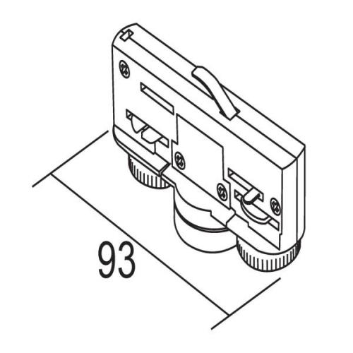 Ivela-adapter 3-fasen 220-240V 10kg, zilver