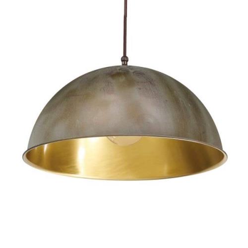 Hanglamp Circle goud / messing antiek, Ø30cm