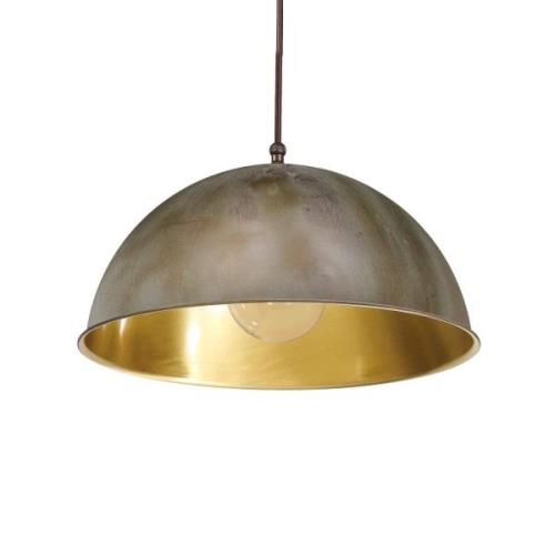 Hanglamp Circle goud / messing antiek, Ø25cm