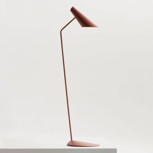 Vibia I.Cono 0712 design vloerlamp, rood-bruin