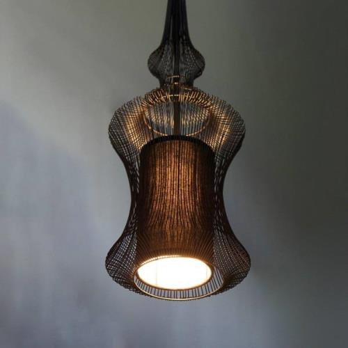 Forestier Tibet hanglamp, zwart