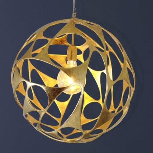 Hanglamp Talismano, goud, Ø55cm