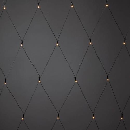 LED lichtgordijn voor buiten, 3x3m, lichtkleur amber