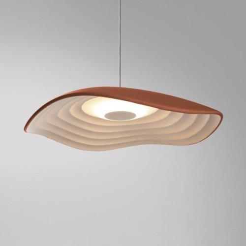 Bover Valentina S24 hanglamp terracotta/wit