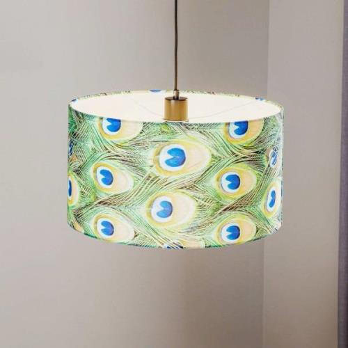 Hanglamp Pfau, Ø 45 cm, groen