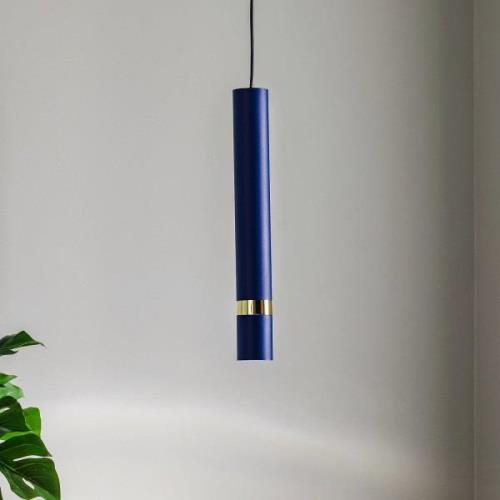 Hanglamp Joker, 1-lamp, blauw-goud