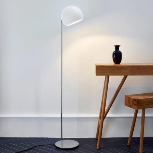 Nyta Tilt Globe Floor vloerlamp staal wit