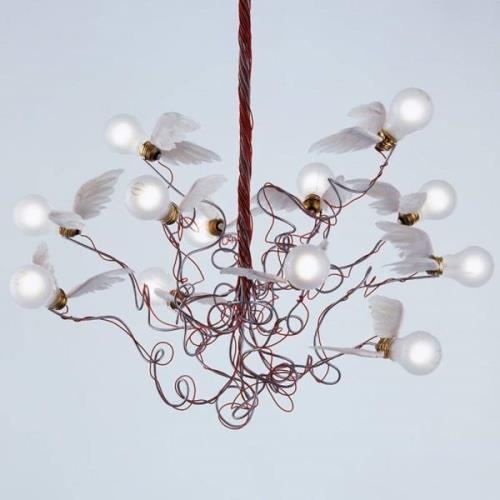 Ingo Maurer Birdie - LED hanglamp, kabel rood