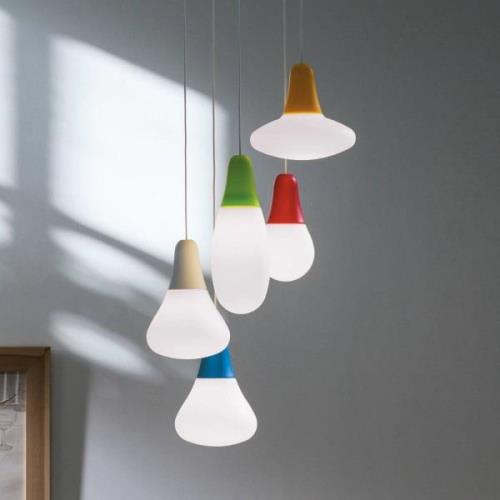 Martinelli Luce hanglamp Ciulifruli, geel, polyethyleen