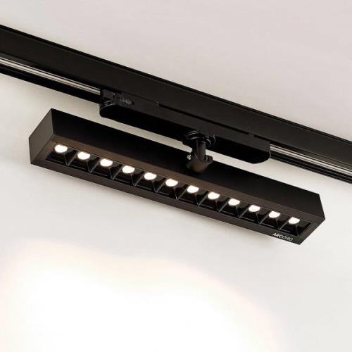 Arcchio Millay LED railspot zwart 3000K