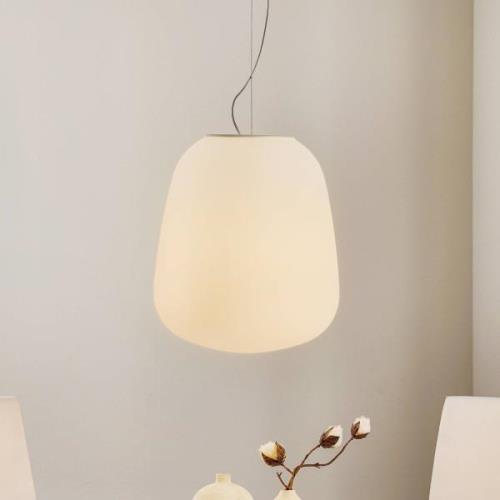 Fabbian Lumi Baka glazen hanglamp, Ø 33 cm