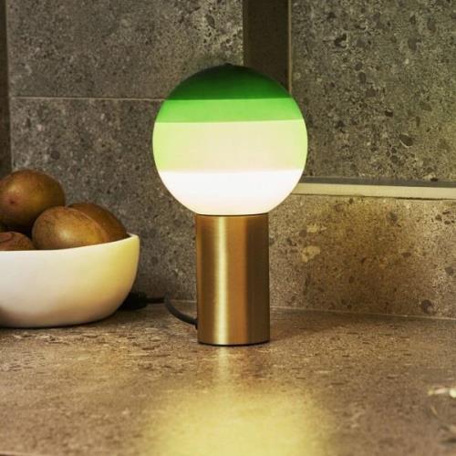 MARSET Dipping Light M tafellamp groen/messing