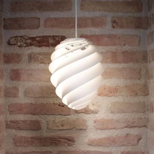 LE KLINT Swirl 2 Small, witte hanglamp