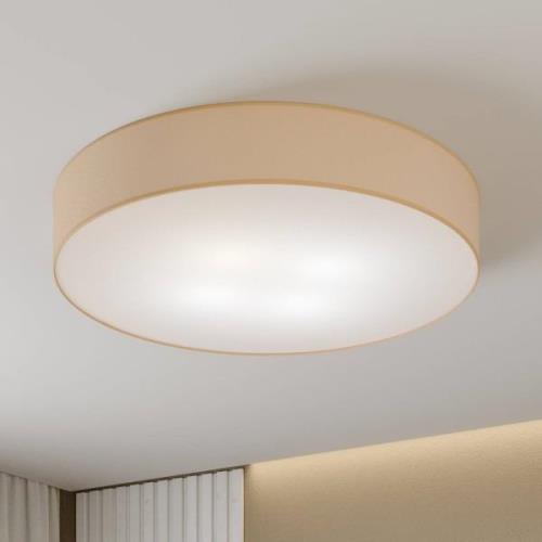 Plafondlamp Rondo, beige Ø 80 cm