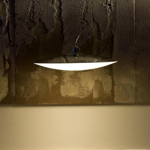 Prandina extra S3 hanglamp, wit/chroom glanzend