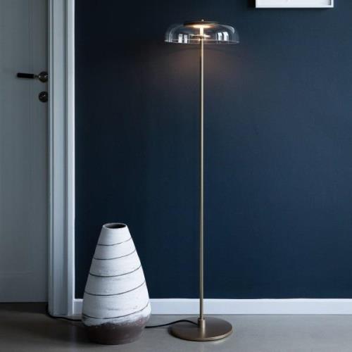 Nuura Blossi Floor Ø 29 LED vloerlamp goud/helder