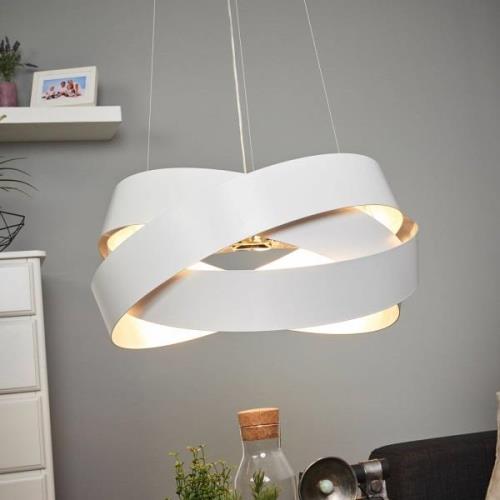 Pura hanglamp wit/zilver, 60cm, 8x G9