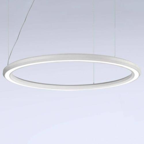 LED hanglamp Materica bodem Ø 120 cm wit