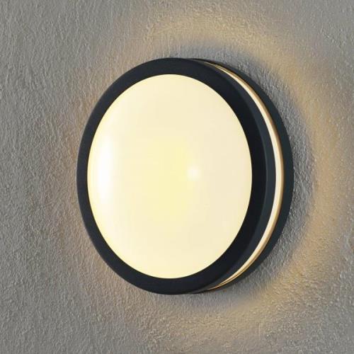 EGLO connect Locana-C LED buitenwandlamp antraciet