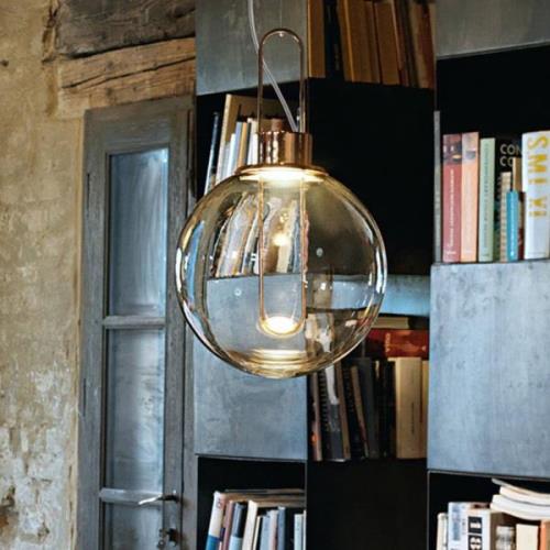 Modo Luce Orb LED hanglamp, koper, Ø 25 cm