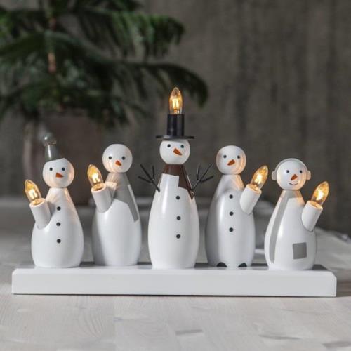 Kandelaar Snowman, 5-lamps