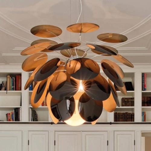 MARSET Hanglamp Discocó Ø 88 cm zwart/goud