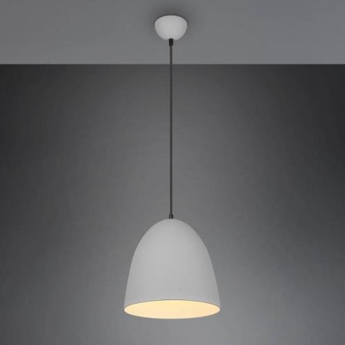 Hanglamp Tilda, 1-lamp, grijs, Ø 25 cm